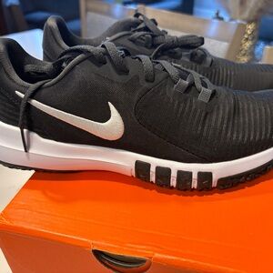 Nike Men's Flex Control TR4 Cross Trainer Black Running Shoes